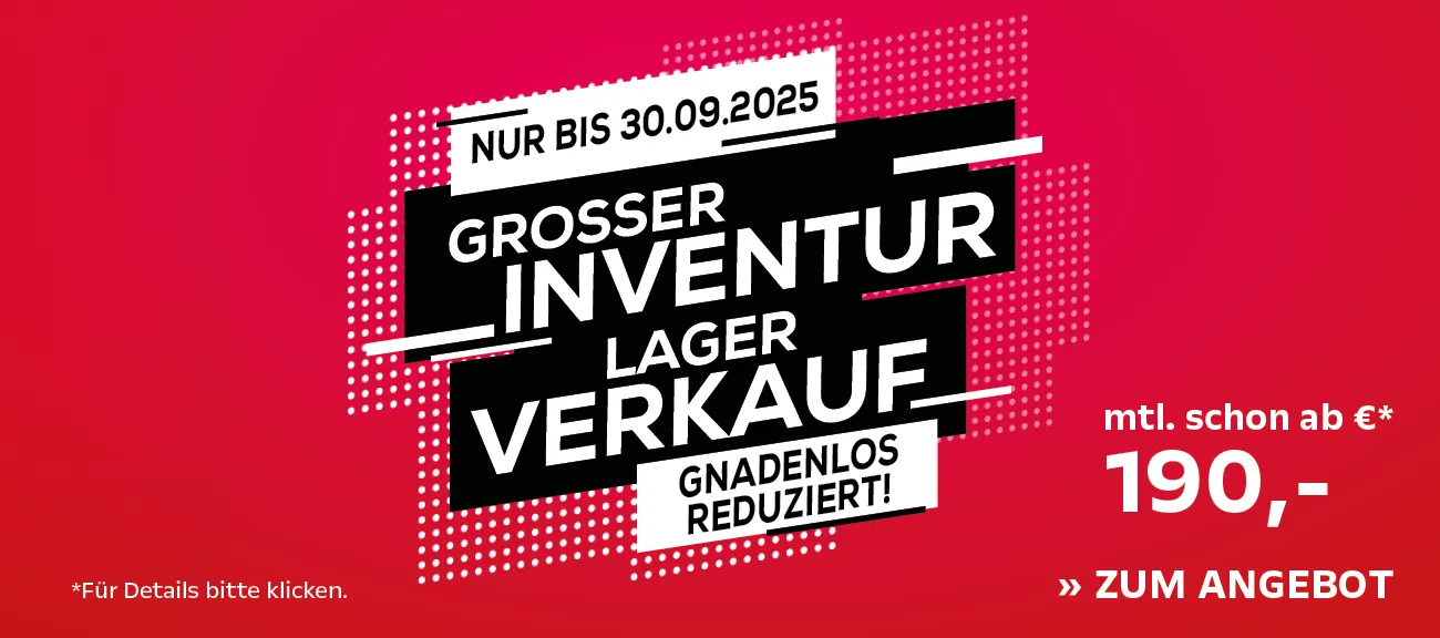 Inventur und Lagerverkauf