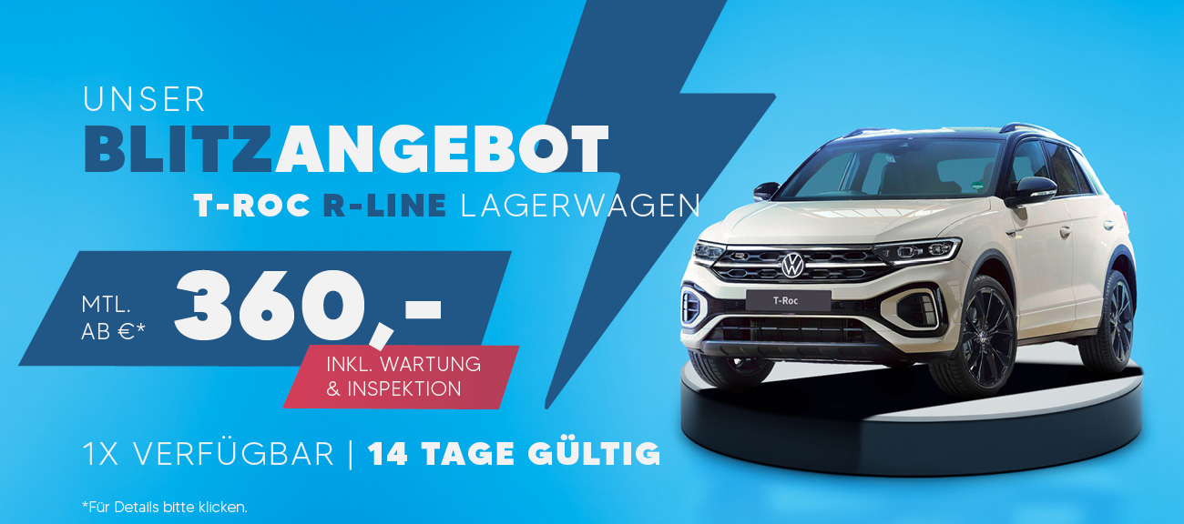 T-Roc R-Line Lagerwagen Huster feb24