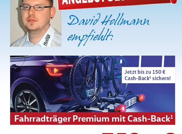 Angebot des Monats – Cashback Fahrradträger