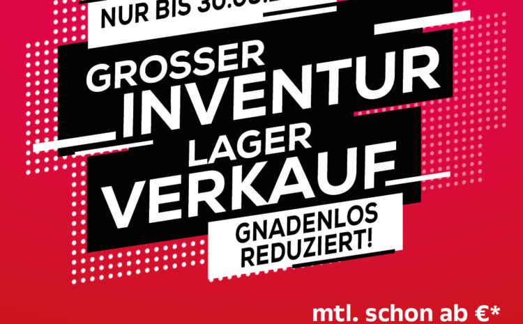  VW Inventur- und Lagerabverkauf