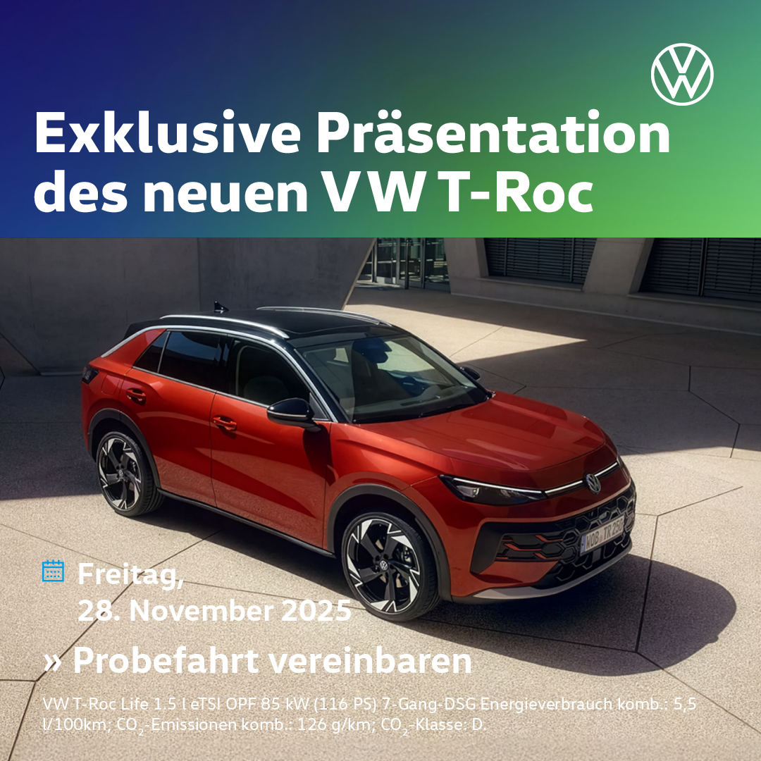 BEITRAGSBILD T-Roc Premiere