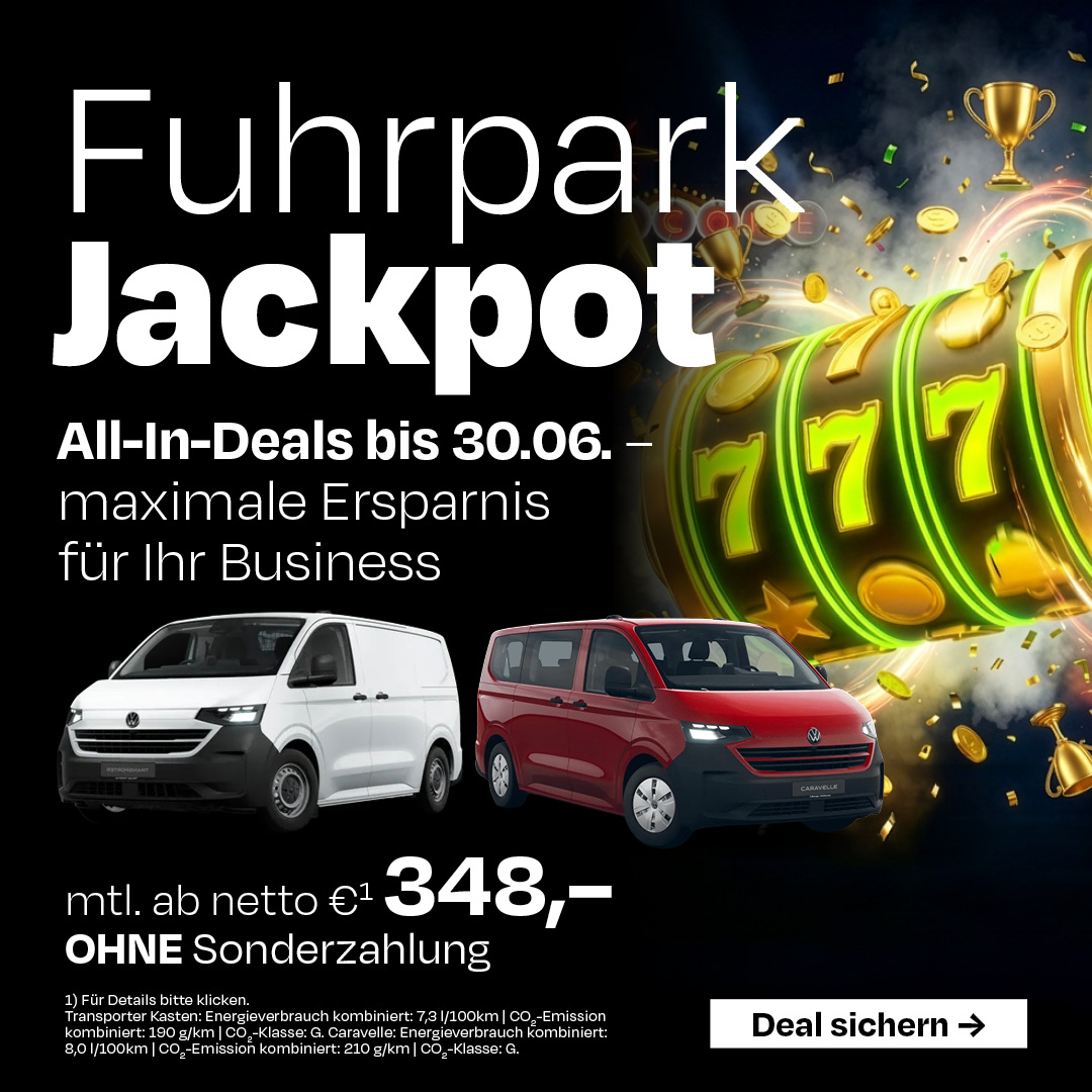 Online + Social VW NFZ Speziwochen bis 30.64