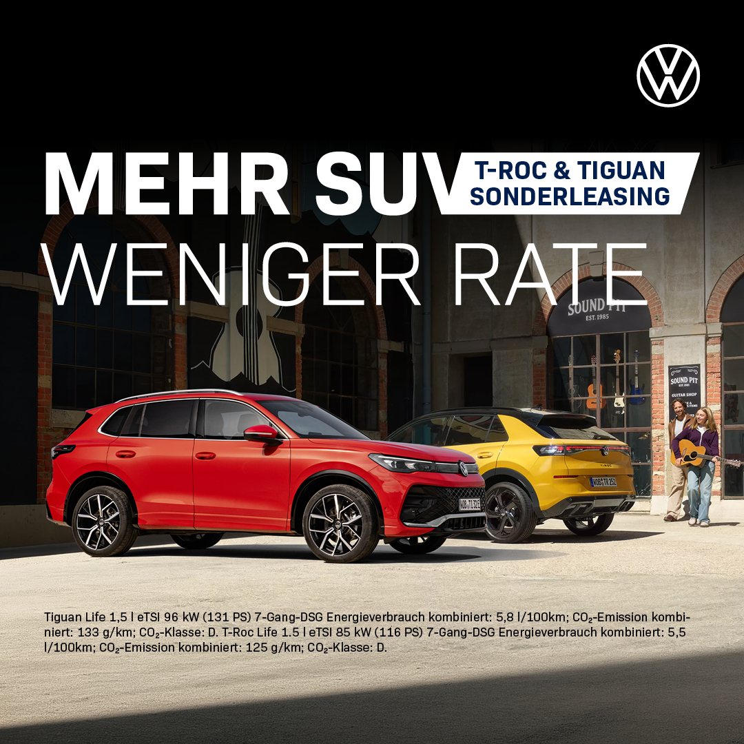 HEADER MOBILE VW T-Roc + Tiguan Q3_26 HEADER MOBILE VW T-Roc + Tiguan Q3_26