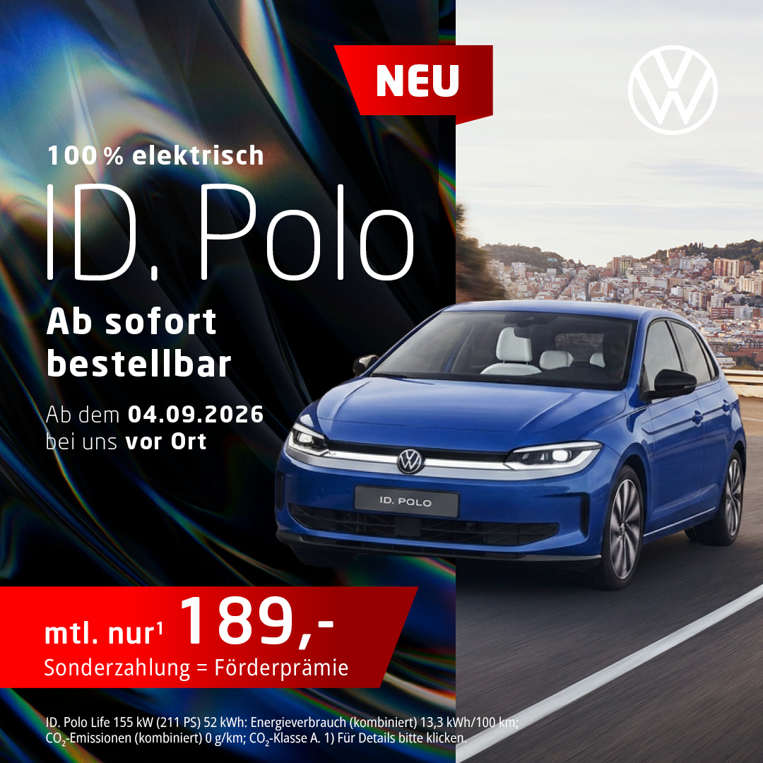 BB Online neues Motiv VW ID Polo BB Online neues Motiv VW ID Polo