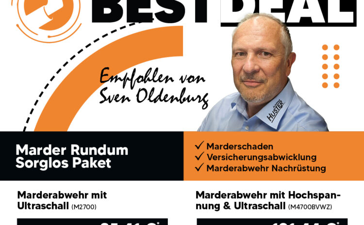  Angebot des Monats – Marderabwehr