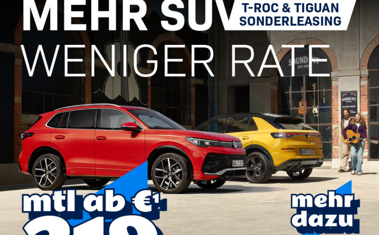  VW T-Roc und Tiguan
