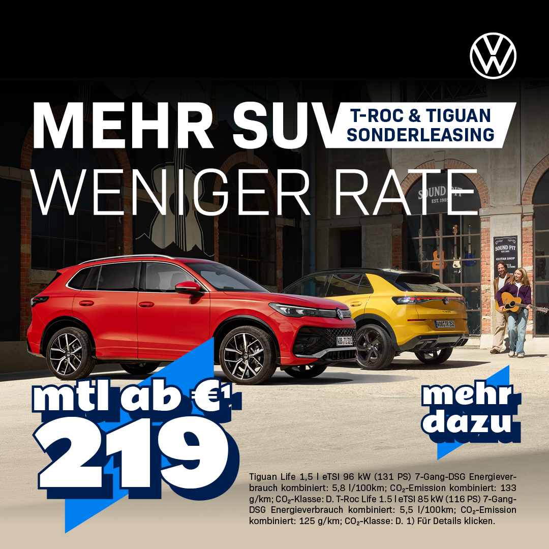 BEITRAG VW T-Roc + Tiguan Q3_26 BEITRAG VW T-Roc + Tiguan Q3_26